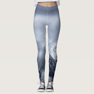 Moln som täcker Storžič, Slovenien Leggings