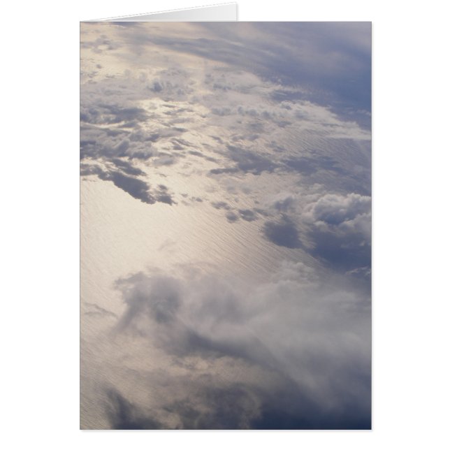 Moln tomt anteckningskort (design 1) OBS kort (Framsidan)