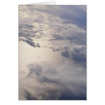 Moln tomt anteckningskort (design 1)