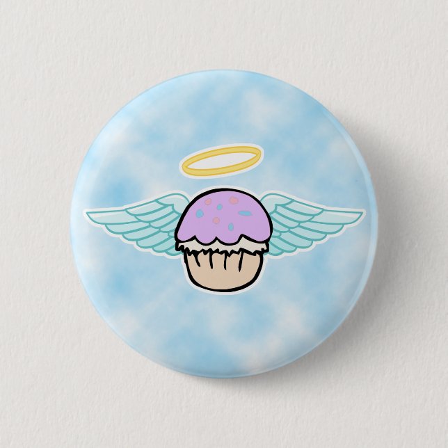 molnbakgrund, cupkakaängel, ingen text knapp (Framsida)