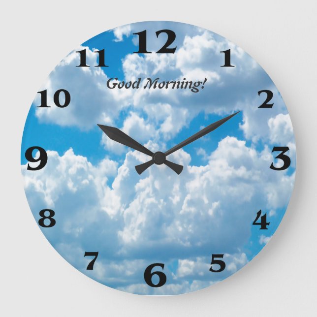 Molnbild för Round-Large-Wall-Clock Stor Klocka (Framsida)