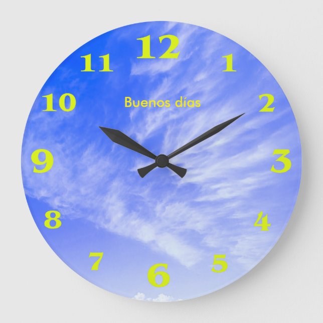 Molnbild för Round-Large-Wall-Clock Stor Klocka (Framsida)