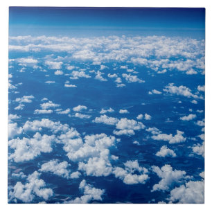 Molnblått Kakelplatta