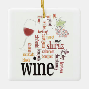 Molndesignen Vin Ord ornament