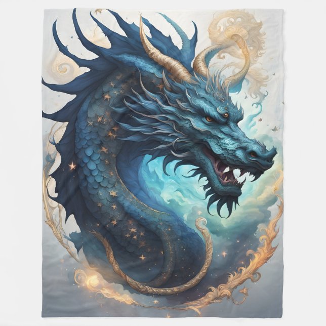 molndragonfilt fleecefilt (Framsidan)