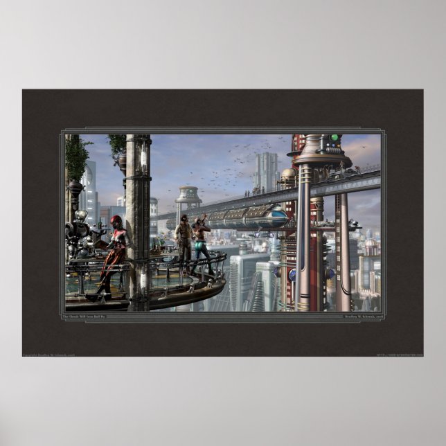 Molnen rullas snart (30 x 20 tum) poster (Framsidan)