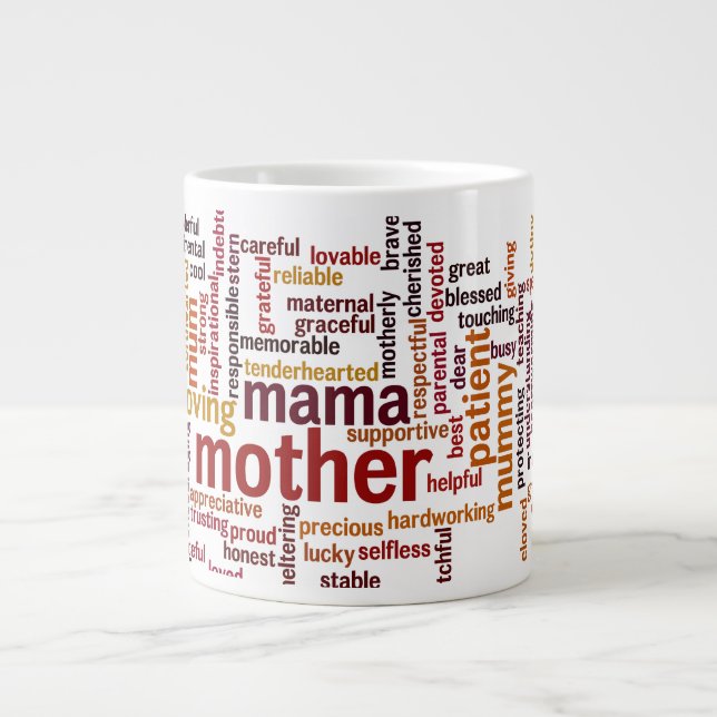 Molnet Mor Ord Jumbo Mugg (Framsidan)