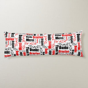 Molnet Red and Black TACK Kroppskudde