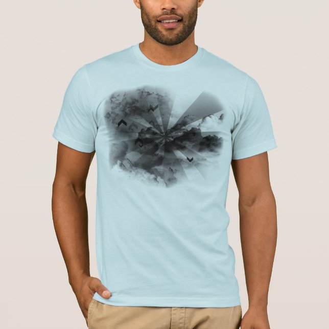 Molnet täcker tee shirt (Framsida)