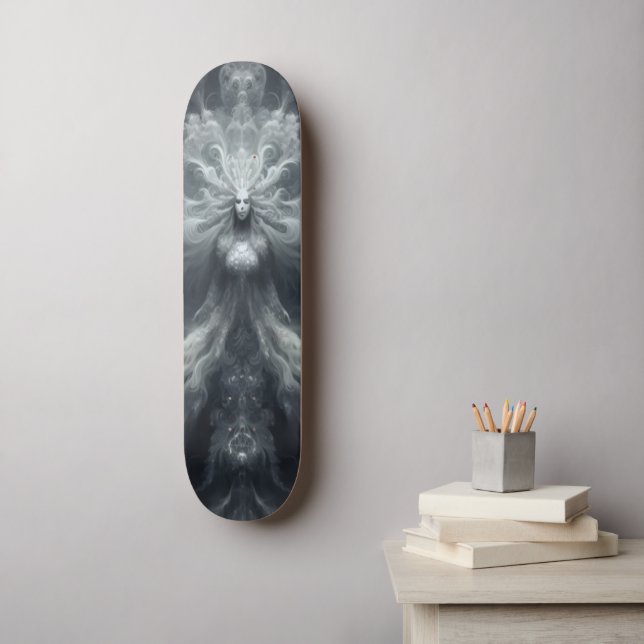 Molnig Apparition Skateboard (Väggkonst)