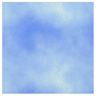 Molnig blå himmel tyg