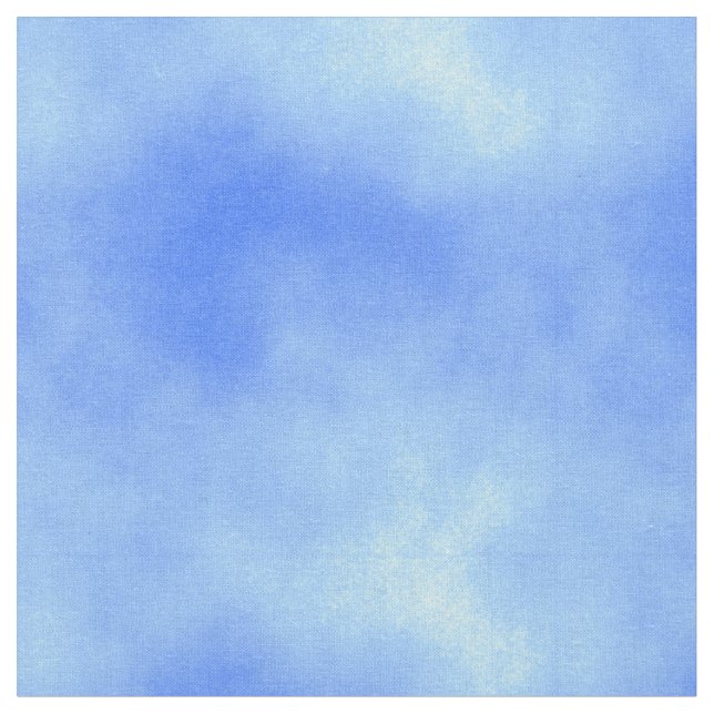 Molnig blå himmel tyg (Närbild)