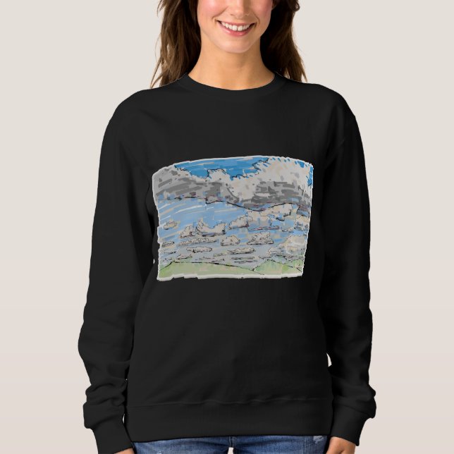 Molnig dag t shirt (Framsida)