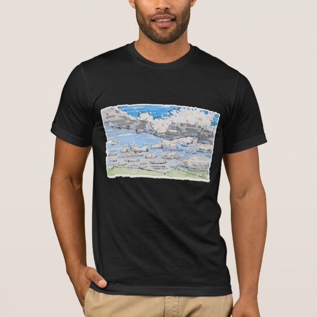 Molnig dag t shirt (Framsida)