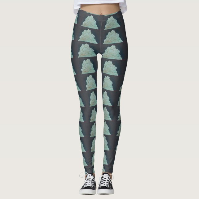Molnig damasker leggings (Framsida)