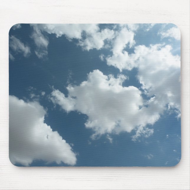 Molnig himmel abstrakt fotografering musmatta (Framsidan)