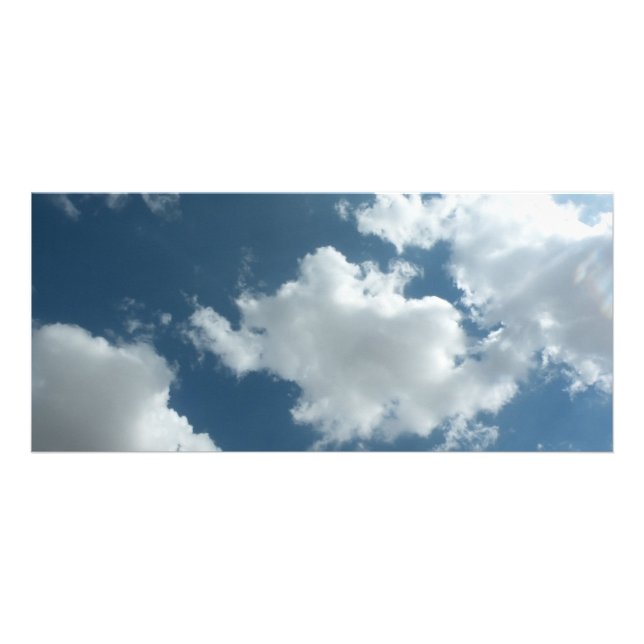 Molnig himmel abstrakt fotografering reklamkort (Framsidan)