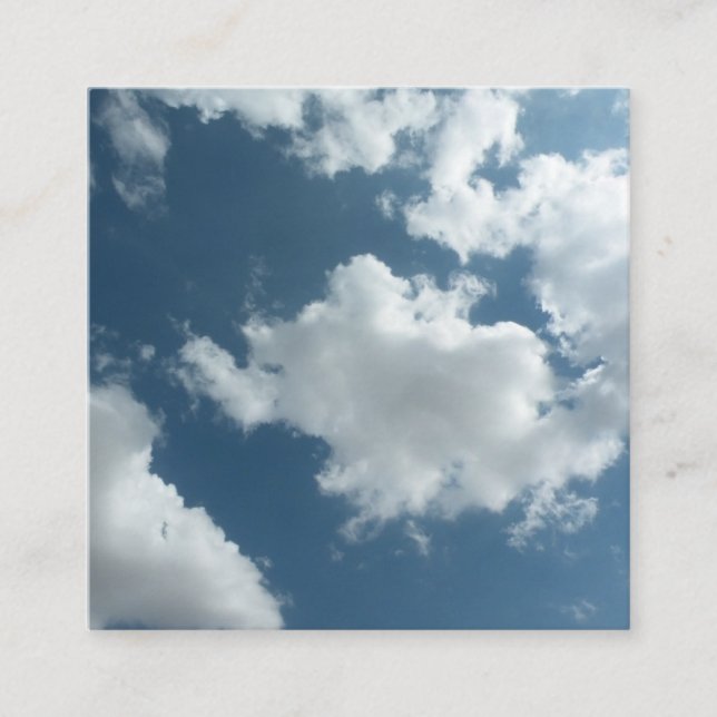 Molnig himmel abstrakt fotografering tilläggskort (Framsida)