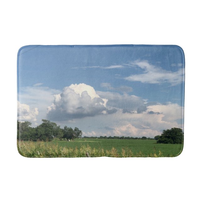 Molnig himmel  badrumsmatta (Framsidan)