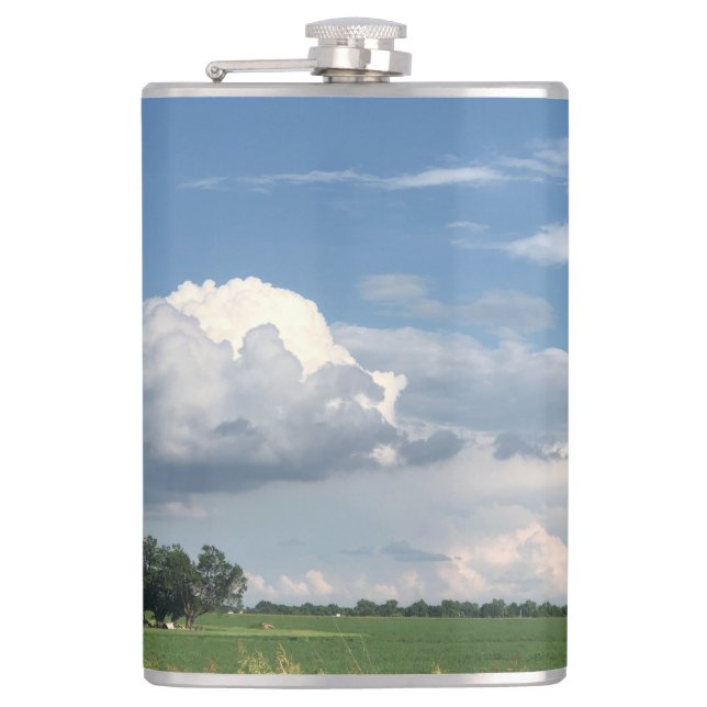 Molnig himmel fickplunta (Framsidan)