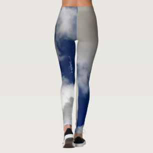 Molnig himmel leggings