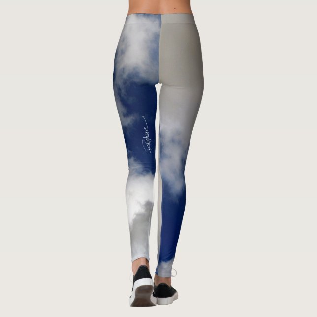 Molnig himmel leggings (Baksida)