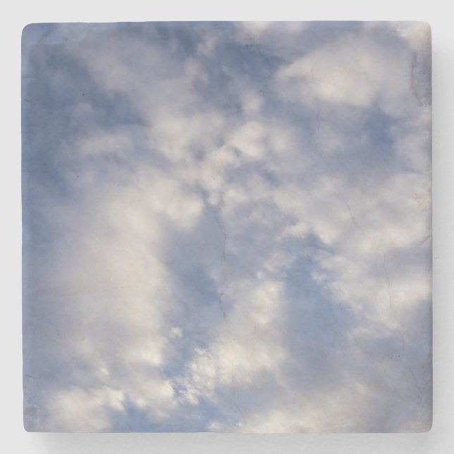 Molnig himmel stenunderlägg (Framsidan)