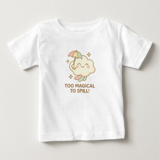 Molnig kram – Regnig dag glädje   T Shirt (Framsida)
