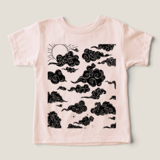 MOLNIG RÖKIG T-SHIRT FÖR BARN SMÅBARN