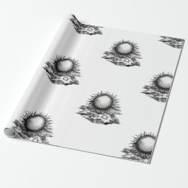 Molnig sol presentpapper