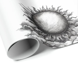 Molnig sol presentpapper