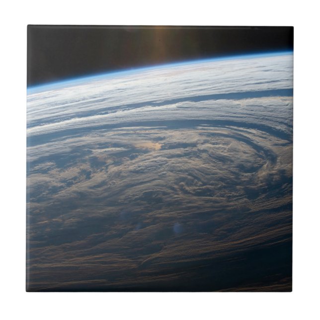 Molniga formationer i södra Indiska oceanen. Kakelplatta (Framsidan)