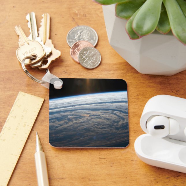 Molniga formationer i södra Indiska oceanen. Nyckelring (Skrivbord)