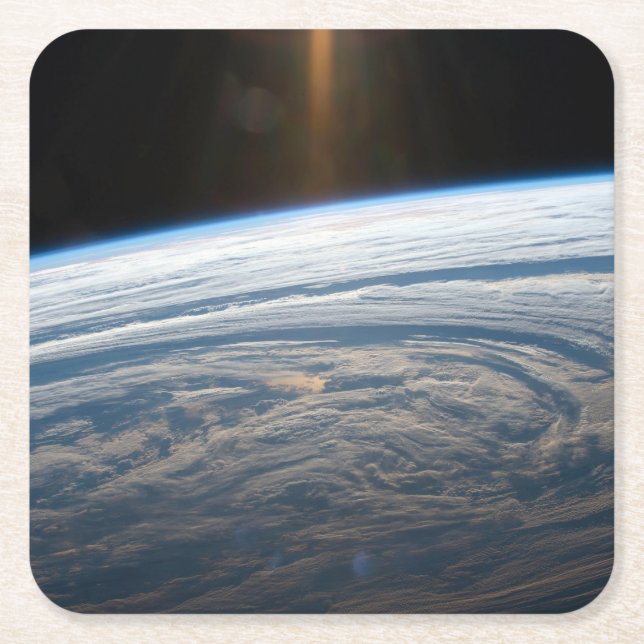 Molniga formationer i södra Indiska oceanen. Underlägg Papper Kvadrat (Framsidan)