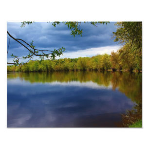 Molniga reflexioner fototryck