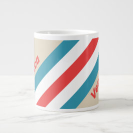 Molnjägare Ränder med namn Jumbo Mugg