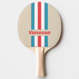Molnjägare Randig med namn Pingisracket