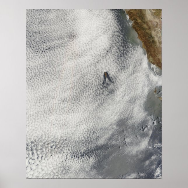 Molnportik och ära utanför Guadalupe Island Poster (Framsidan)