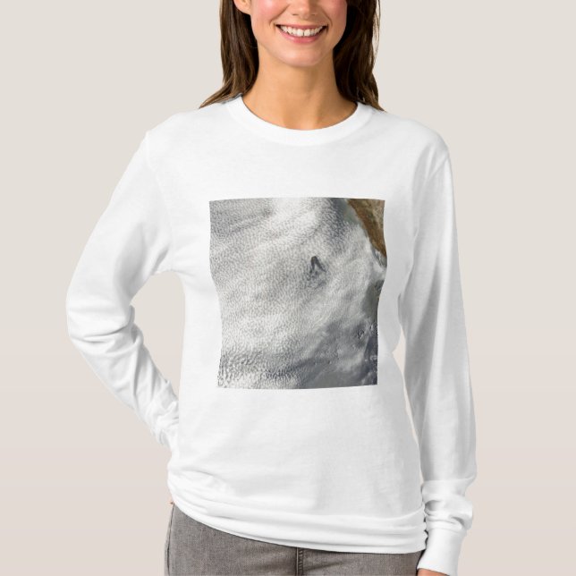 Molnportik och ära utanför Guadalupe Island T-shirt (Framsida)