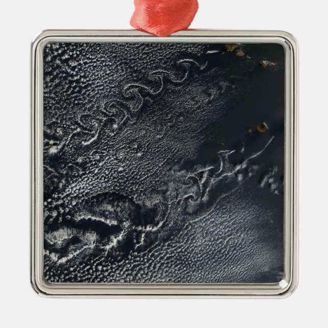 Molnportioner över Kap Verdes öar Julgransprydnad Metall (Framsidan)