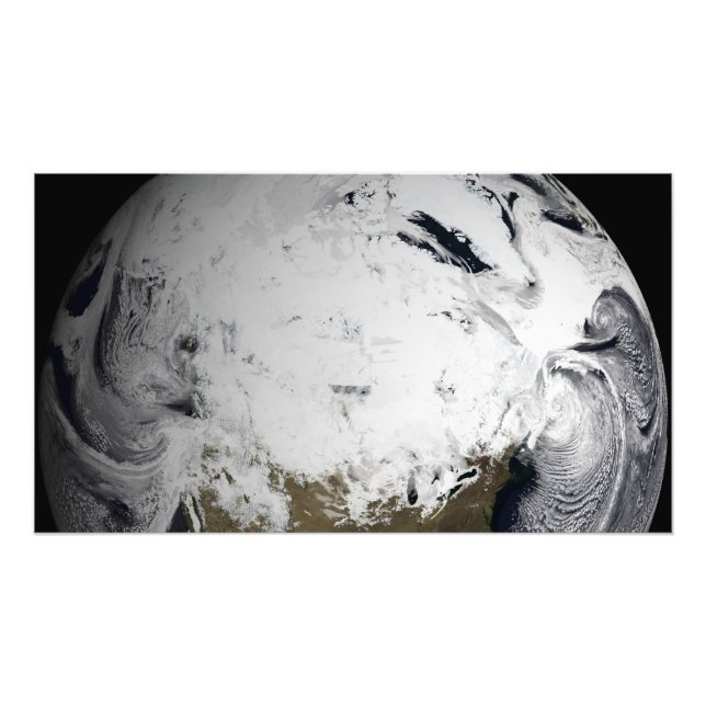 Molnsimulering av en enda dag fototryck (Framsidan)