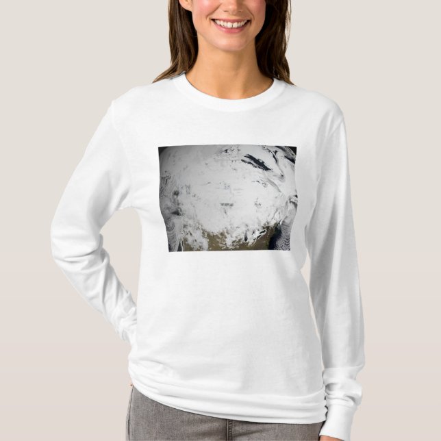 Molnsimulering för en enda dag 2 tee shirt (Framsida)