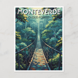 Molnskogen Monteverde Costa Rica Resor Vykort