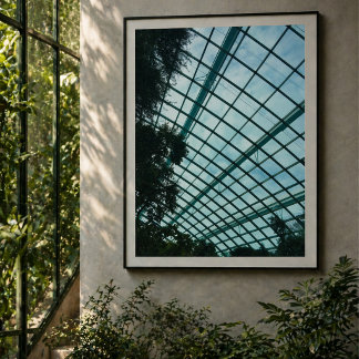 Molnskogens Glasdome Interiör Poster