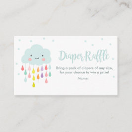 Molnslirning Raffle Card Rain-droppar Babyskor Tilläggskort