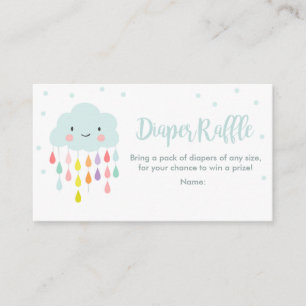 Molnslirning Raffle Card Rain-droppar Babyskor Tilläggskort