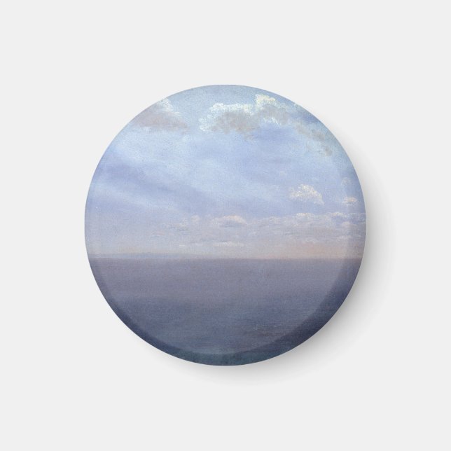 Molnstudie med hav och himmel – Albert Bierstadt Magnet (Framsidan)
