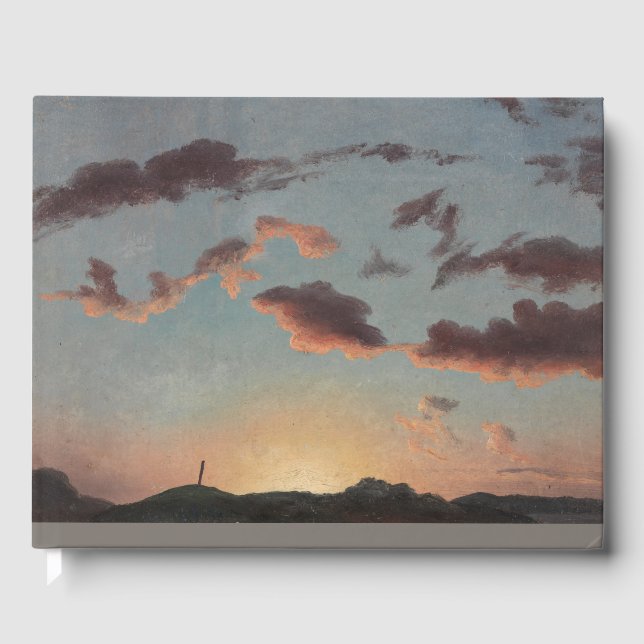 Molnstudie (moln i Himlar) (av Knud Baade) Gästböcker (Framsida)