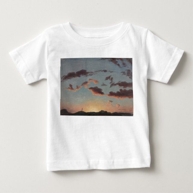 Molnstudie (Moln på himlen) (av Knud Baade) T Shirt (Framsida)
