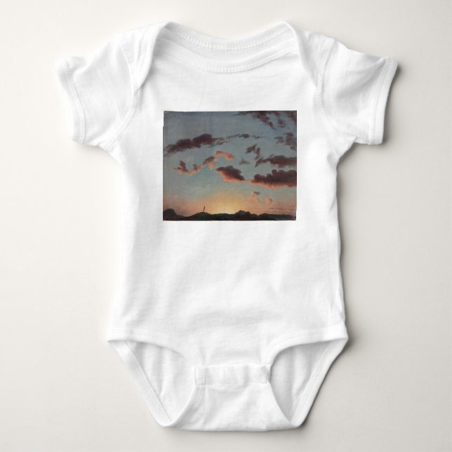 Molnstudie (Moln på himlen) (av Knud Baade) T Shirt (Framsida)